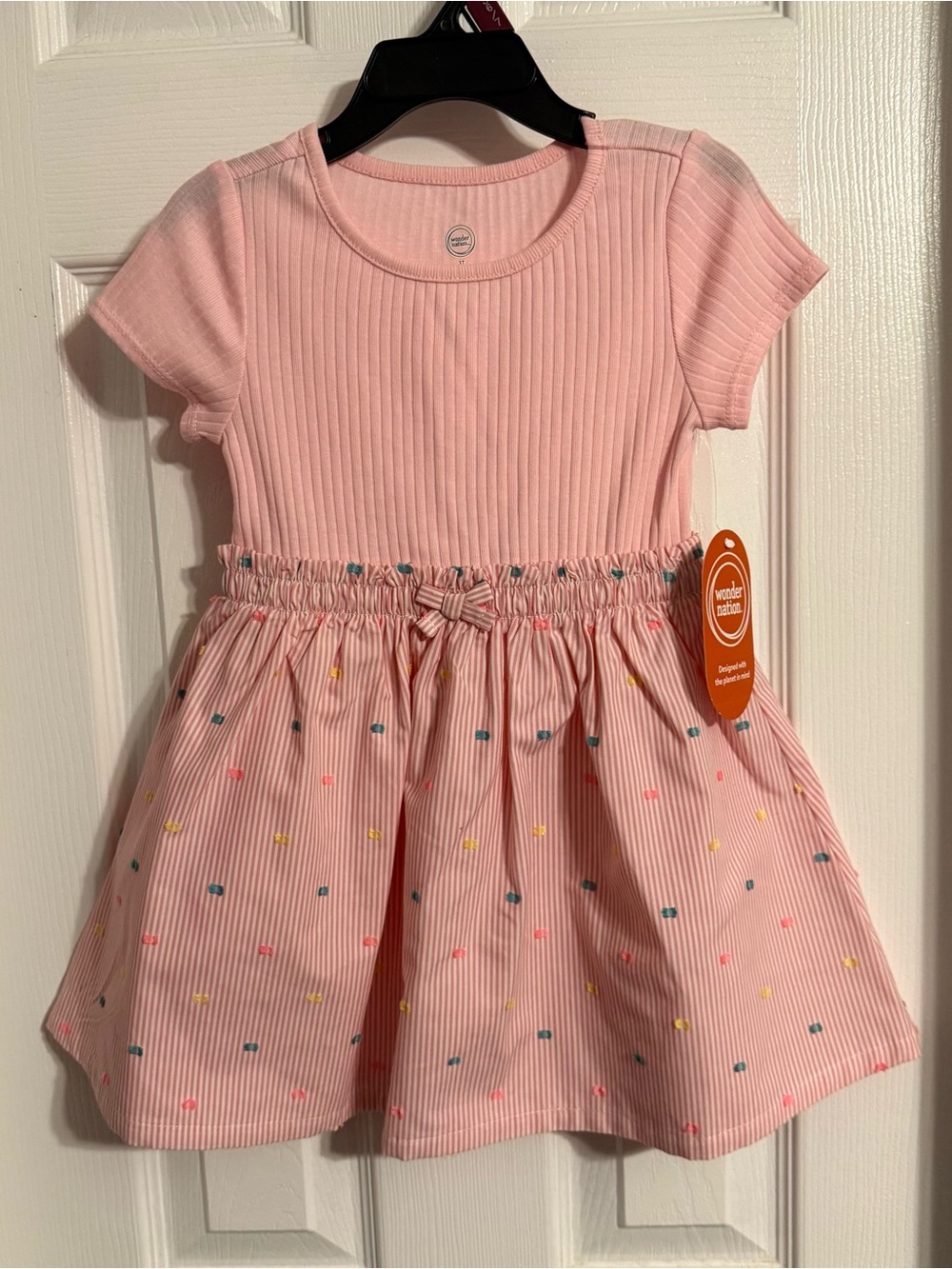 Wonder nation girls poplin dress